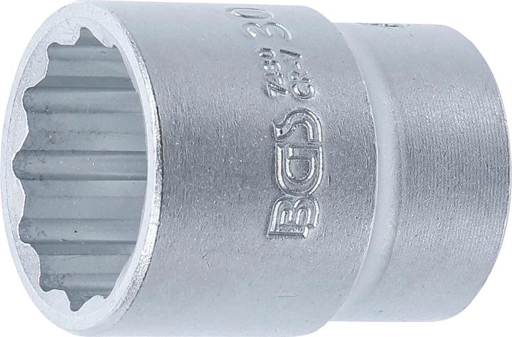 Immagine prodotto BGS Set di chiavi a bussola a dodici facce Azionamento a bussola quadra 20 mm (3/4") SW 30 mm (30 mm)