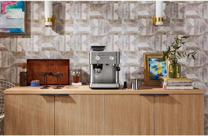 Actual product image KitchenAid 5KES6551ESX Portafilter machine with grinder (EU plug)