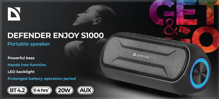 Produktbild Defender Enjoy the S1000 black speaker