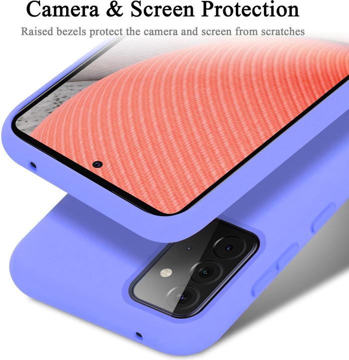 Immagine prodotto Cadorabo Copertura della cassa del silicone liquido TPU (Samsung Galaxy A72)