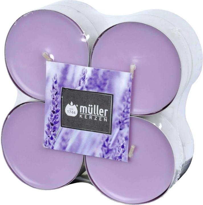 Produktbild müller Kerzen Maxi Duft-Lichte Lavender Fields 8 Stück