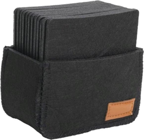 Produktbild Justinus Untersetzer aus Filz Schwarz Lifestyle