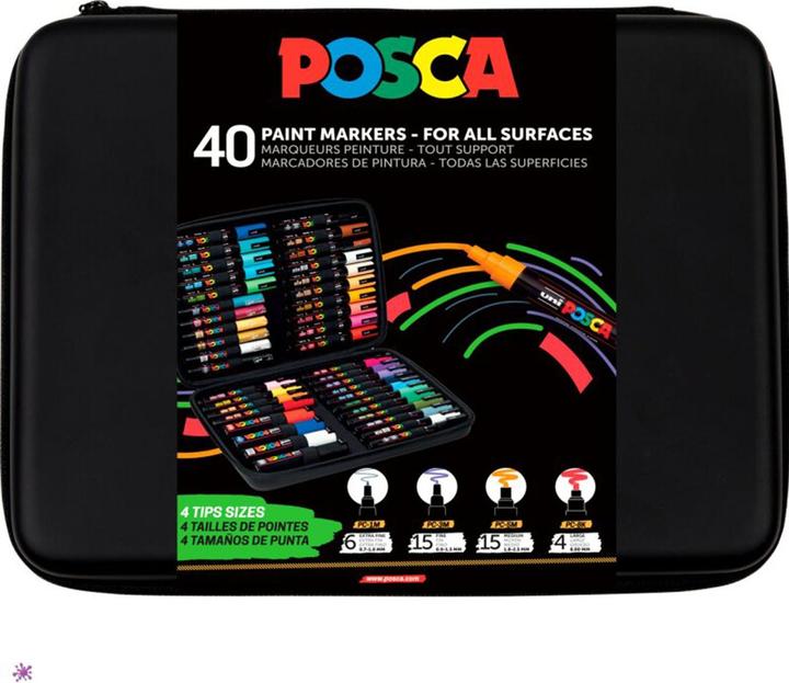 Image du produit Posca Marqueurs acryliques (40x)