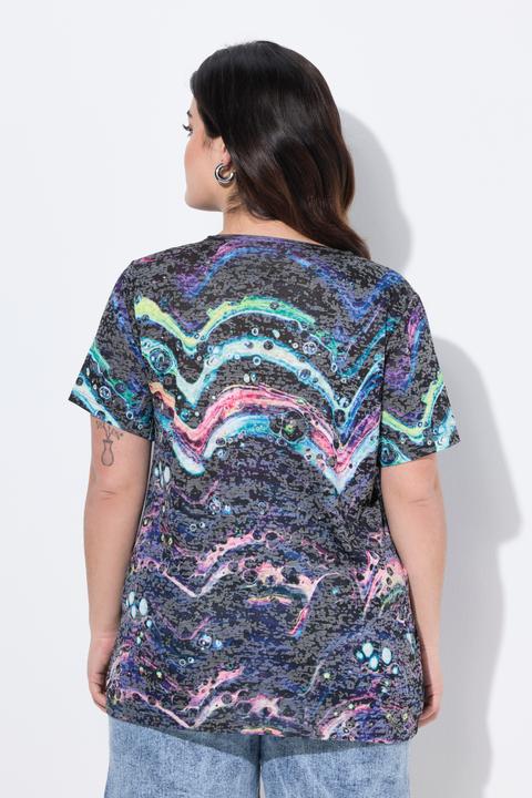 Immagine prodotto Angel of Style T-Shirt, bequeme Passform, Linien-Muster (42)