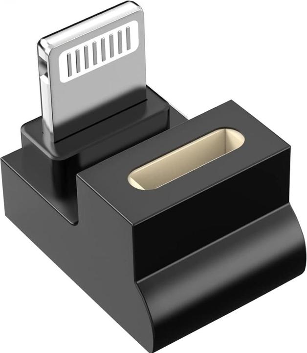 Produktbild PowerGuard USB-C zu Lightning 180 Grad Winkel U-Form Adapter (male/female) (USB Typ C, Lightning)