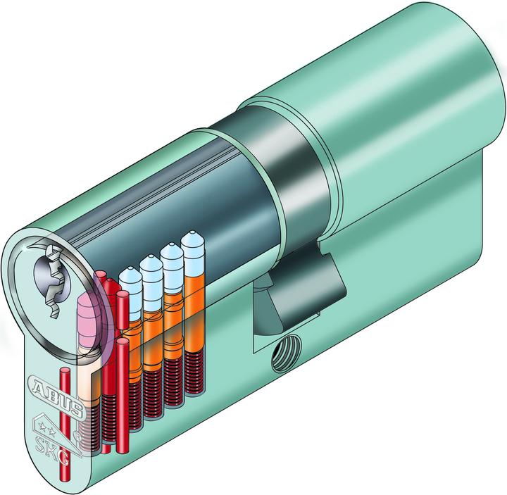 Actual product image Abus KE60NP Z35/K35 B/DFNLIESP (Rotary knob cylinder)