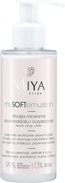 Produktbild Miya Cosmetics Miya Mysoftemulsion Micellar Emulsion For Make-Up Removal And Cleansing 140Ml (Reinigungstücher Gesicht, 140 ml)