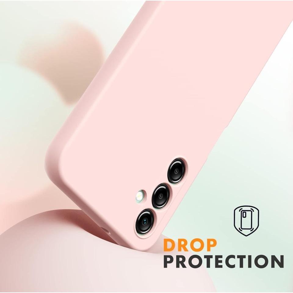 Thumbnail - Screenguard Samsung Galaxy A14 5G Liquid Silicone Case Hülle (Samsung Galaxy A14 5G), Smartphone Hülle, Rosa