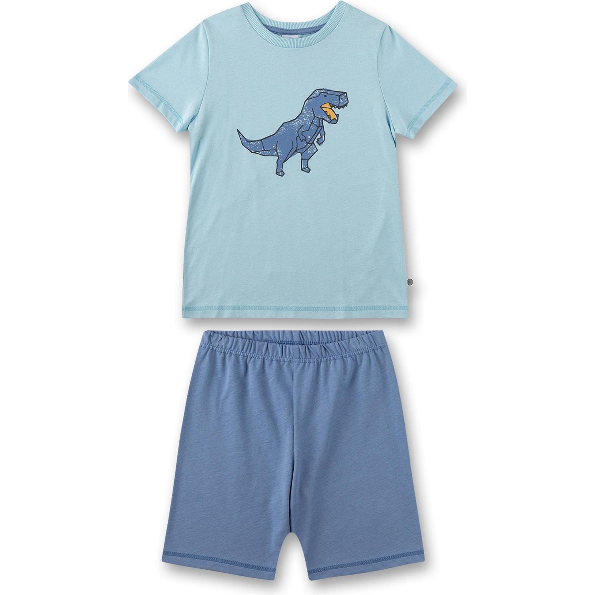 Sanetta, Jungen, Pyjama, Pyjama Homewear Bequem sitzend, Blau, (140)