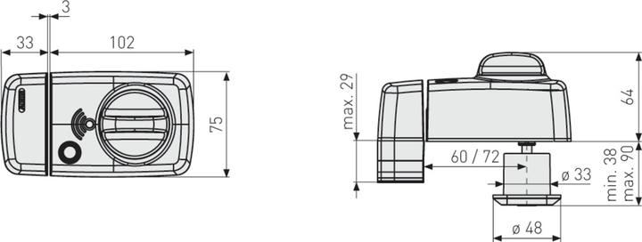 Produktbild Abus 7010A W EK