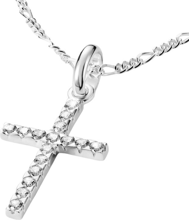 Immagine prodotto Thomas Sabo Charm-Anhänger Kreuz mit Steinen Connect Silber (Argento sterling)