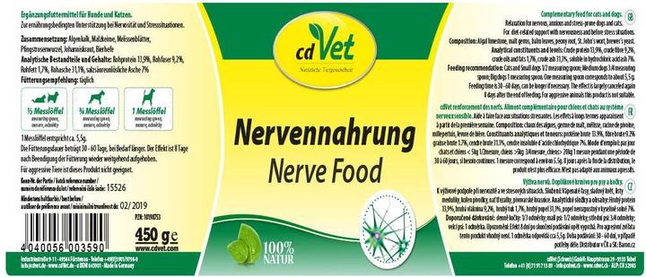 Produktbild cdVet Nervennahrung (Adult, 1 Stk., 180 g)