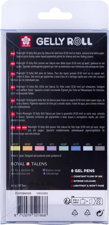Image du produit Sakura Roller Gelly (Multicolore, 8x)