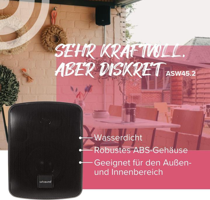 Actual product image Artsound ASW45.2 B Luidsprekers - 1 pair (Active)