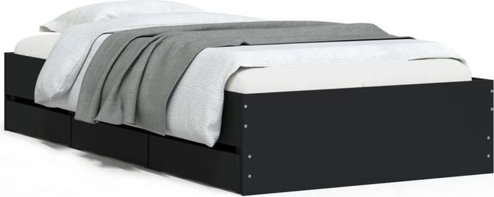 Image du produit VidaXL Cadre de lit avec tiroirs (90 x 200 cm)