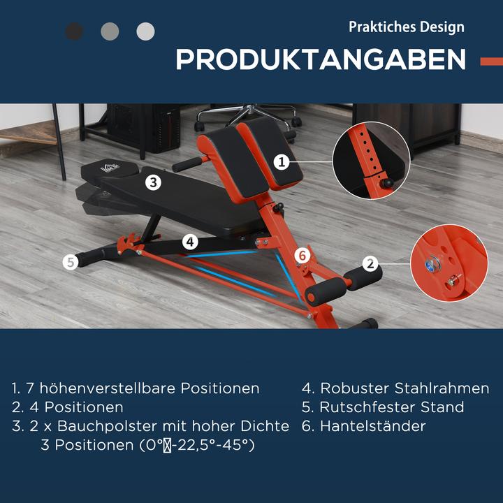 Produktbild Homcom Multifunktionale Trainingsbank