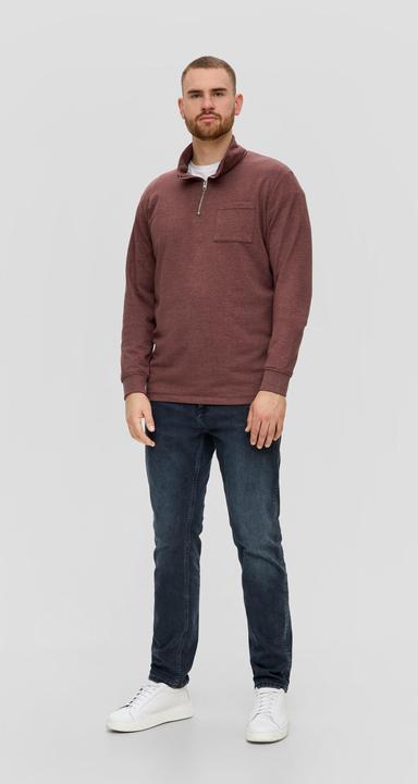 Produktbild s.Oliver Sweatshirt Sweatshirt mit Stehkragen (XXL)