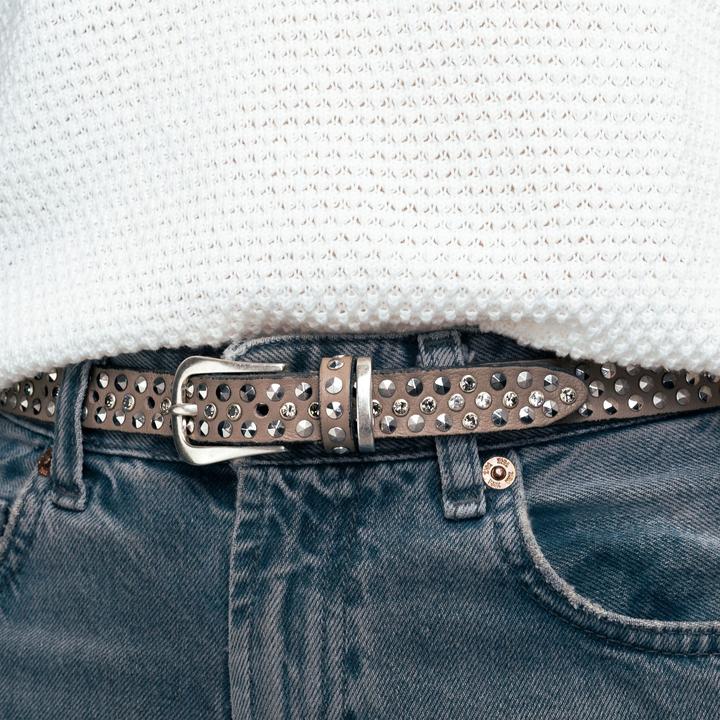 Actual product image B.Belt Nietengürtel Leder (100)