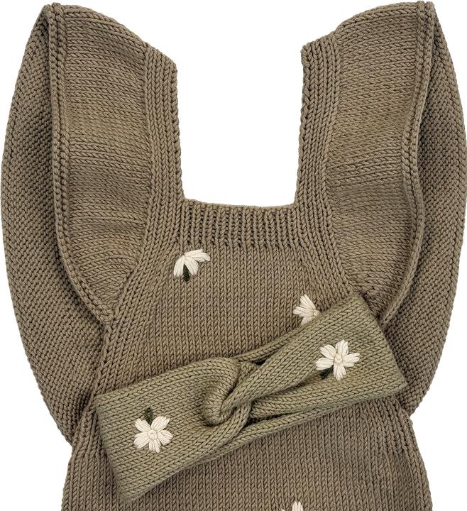 Produktbild Zemabell Premium Strick-Romper "Blossom" (74, 80)
