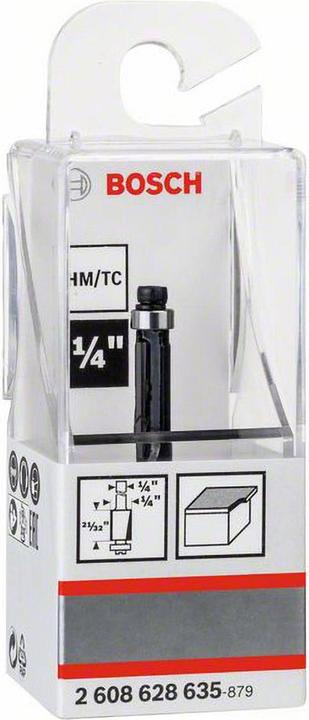 Image du produit Bosch Professional Zubehör Fraise à affleurer pour stratifié, 1/4 de pouce, D1 6,35 mm, L 16,2 mm, G 54 mm