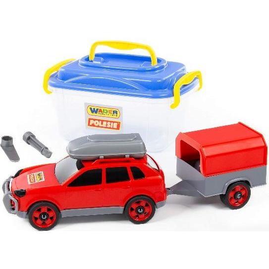 Toymax Bil med tagboks og trailer ass. (DIY)