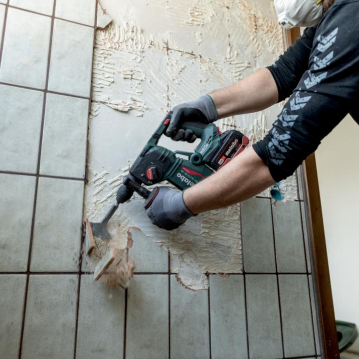 Produktbild Metabo KH 18 LTX BL 24 Akku Bohrhammer 18 V 2,2 J SDS Plus Brushless + 2x Akku 4,0 Ah + Ladegerät