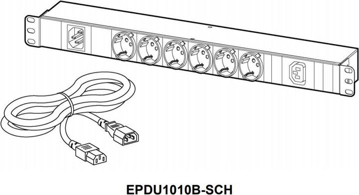 Image du produit APC Easy PDU, Basic, 1U 6 Schuko
