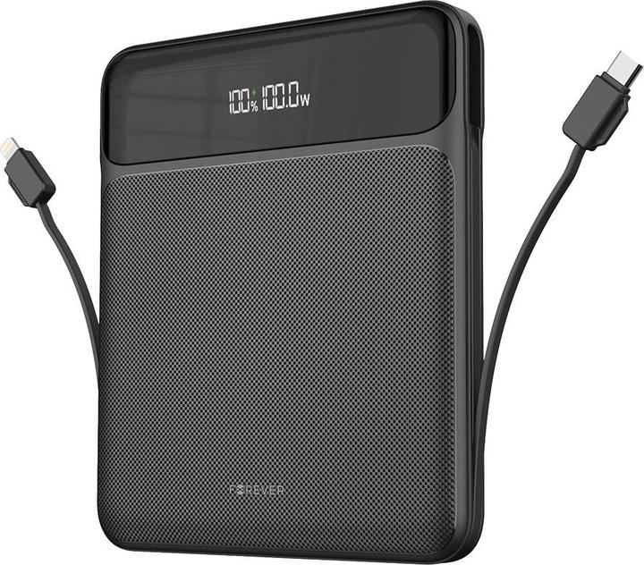 Forever power bank for laptop TB-200 100W 20000 mAh black (5000 mAh, 100 W)