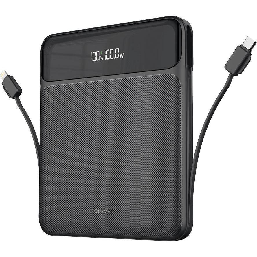 Thumbnail - Forever Powerbank für Laptop TB-200 100W 20000 mAh schwarz (5000 mAh, 100 W), Powerbank, Schwarz