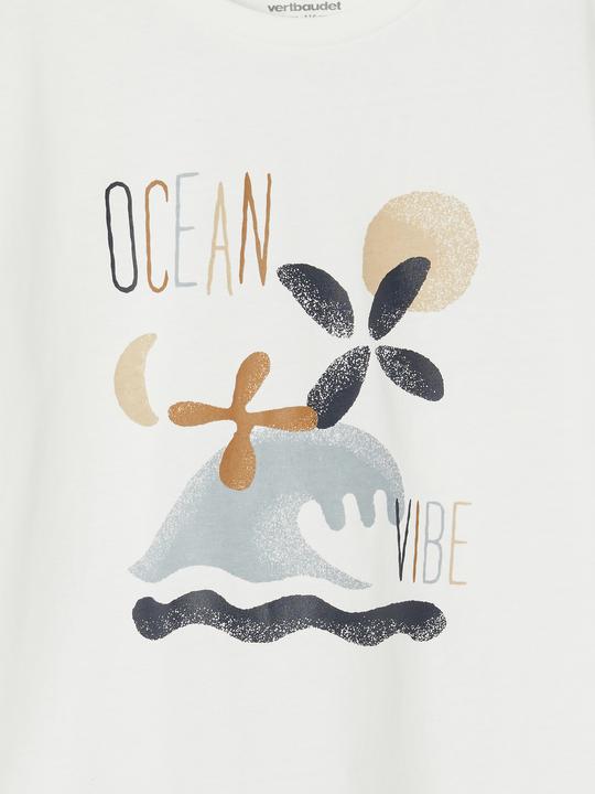 Actual product image Vertbaudet Jungen T-Shirt mit grossem Print, Recycling-Baumwolle (110)