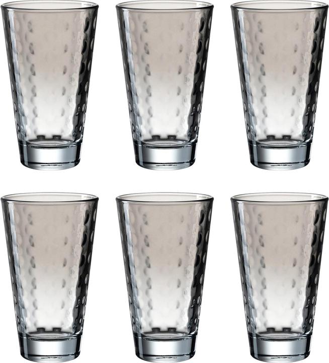 Immagine prodotto Leonardo Bicchiere grigio, 6 pezzi (0.20 l, 6x)