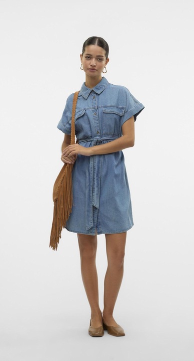 Actual product image Vero Moda VMNOTUS Kurzes Kleid Jeanskleid (XS)