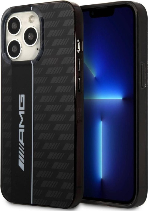 Produktbild Mercedes-Benz AMG Carbon Pattern Case for iPhone 13 Pro Max Black (Apple iPhone 13 Pro Max)