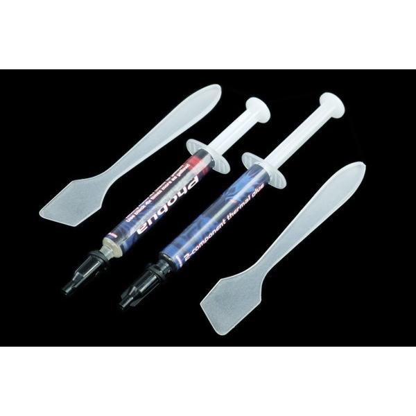 Phobya 2-Komponenten-Wärmeleitkleber (0.90 W/m K, 1 g), Wärmeleitpaste