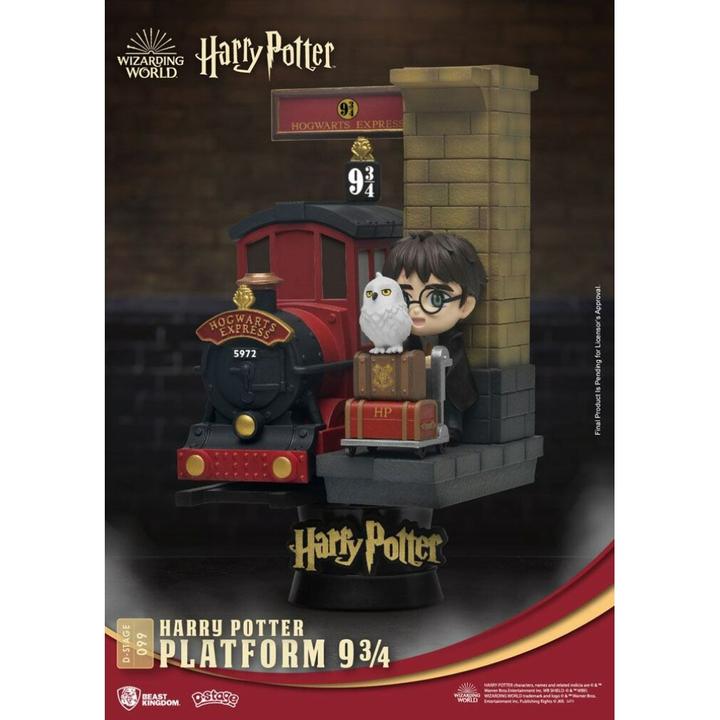 Actual product image Beast Kingdom D-Stage Harry Potter Diorama Platform 9 3/4 NV 15cm