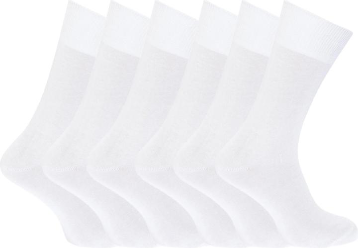 Immagine prodotto Floso Calzini 100% cotone in confezione da 6 (confezione da 6, 39 - 45)