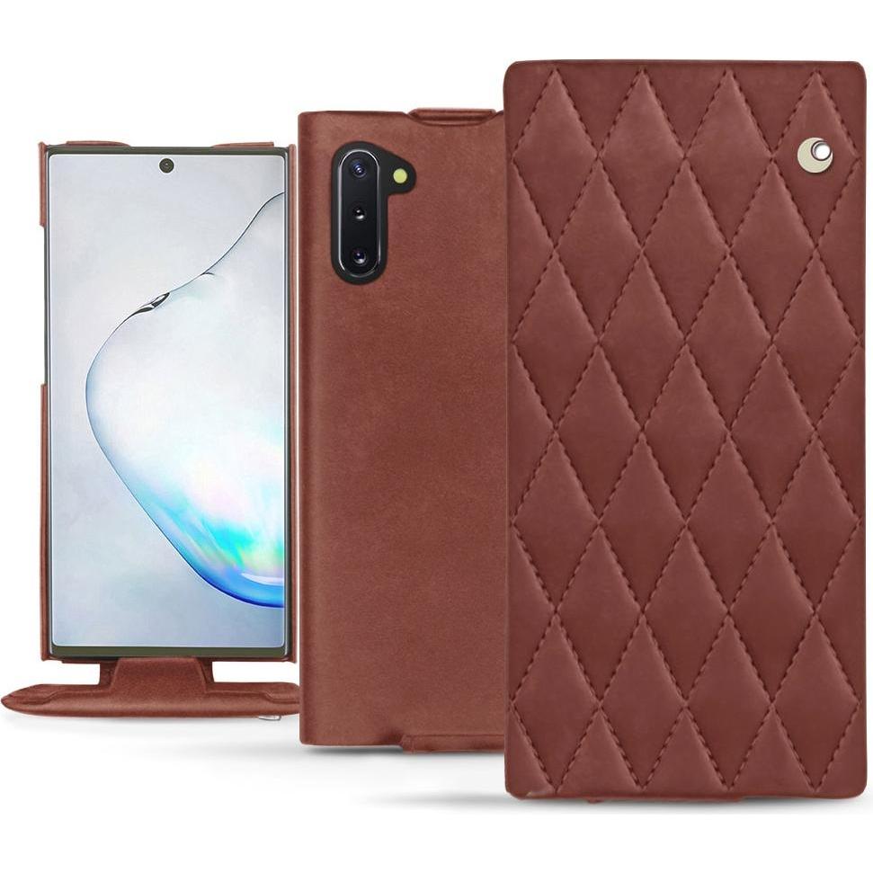 Thumbnail - Noreve Lederschutzhülle vertikal (Samsung Galaxy Note 10), Smartphone Hülle, Rot