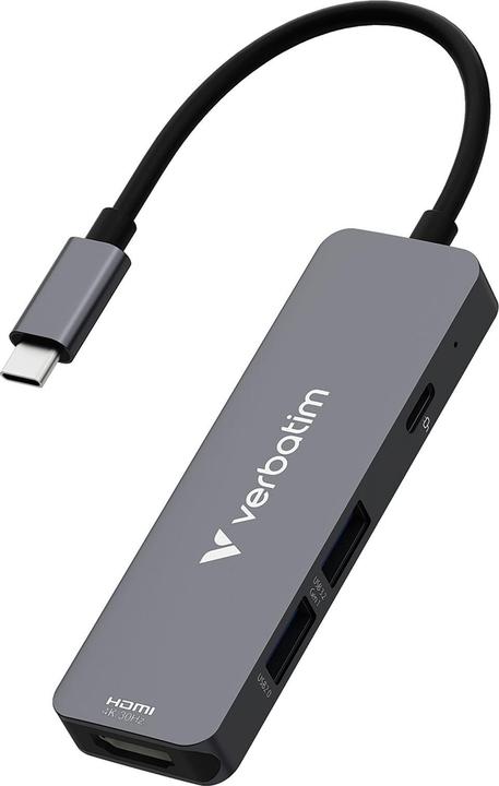 Actual product image Verbatim Hub USB-C Multiport 4port (USB-C, 4 ports)