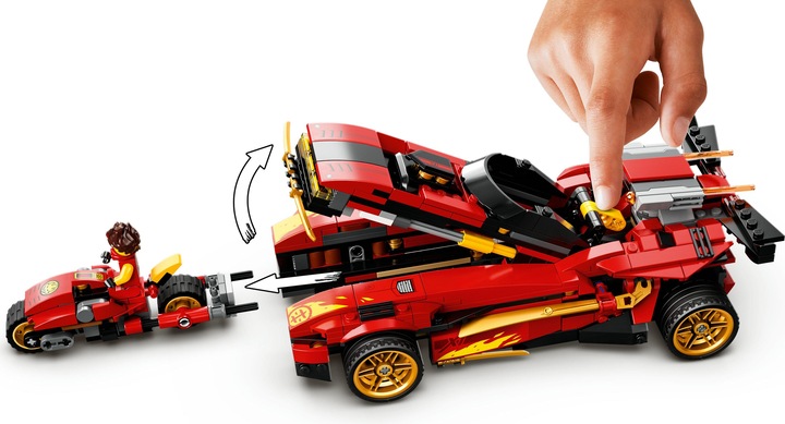 Actual product image LEGO X-1 Ninja Supercar (71737, LEGO Ninjago)