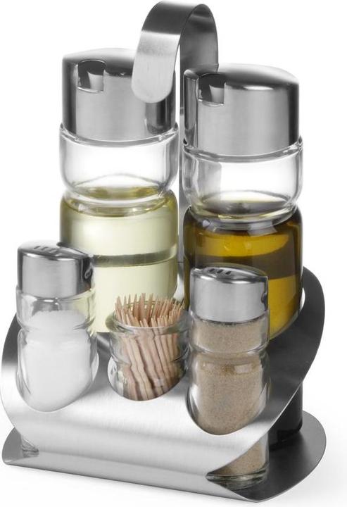 Hendi Set de service cinq pièces poivre, sel