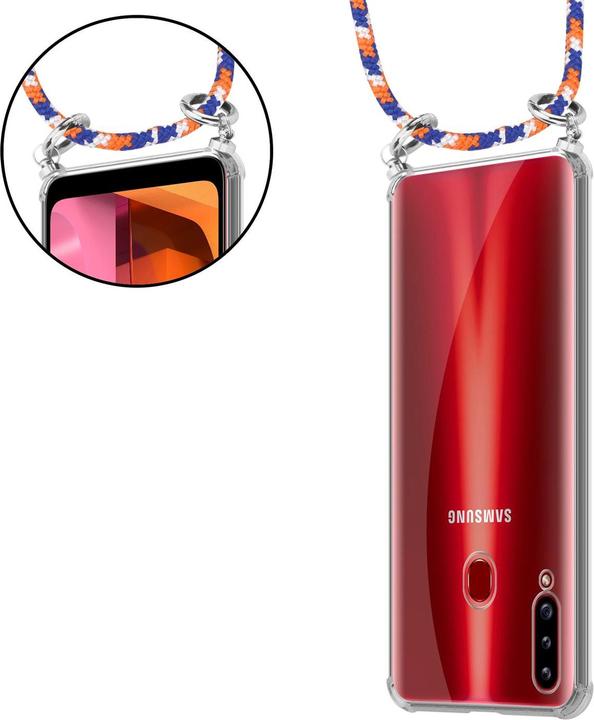 Produktbild Cadorabo TPU Handy Kette SILBER Cover