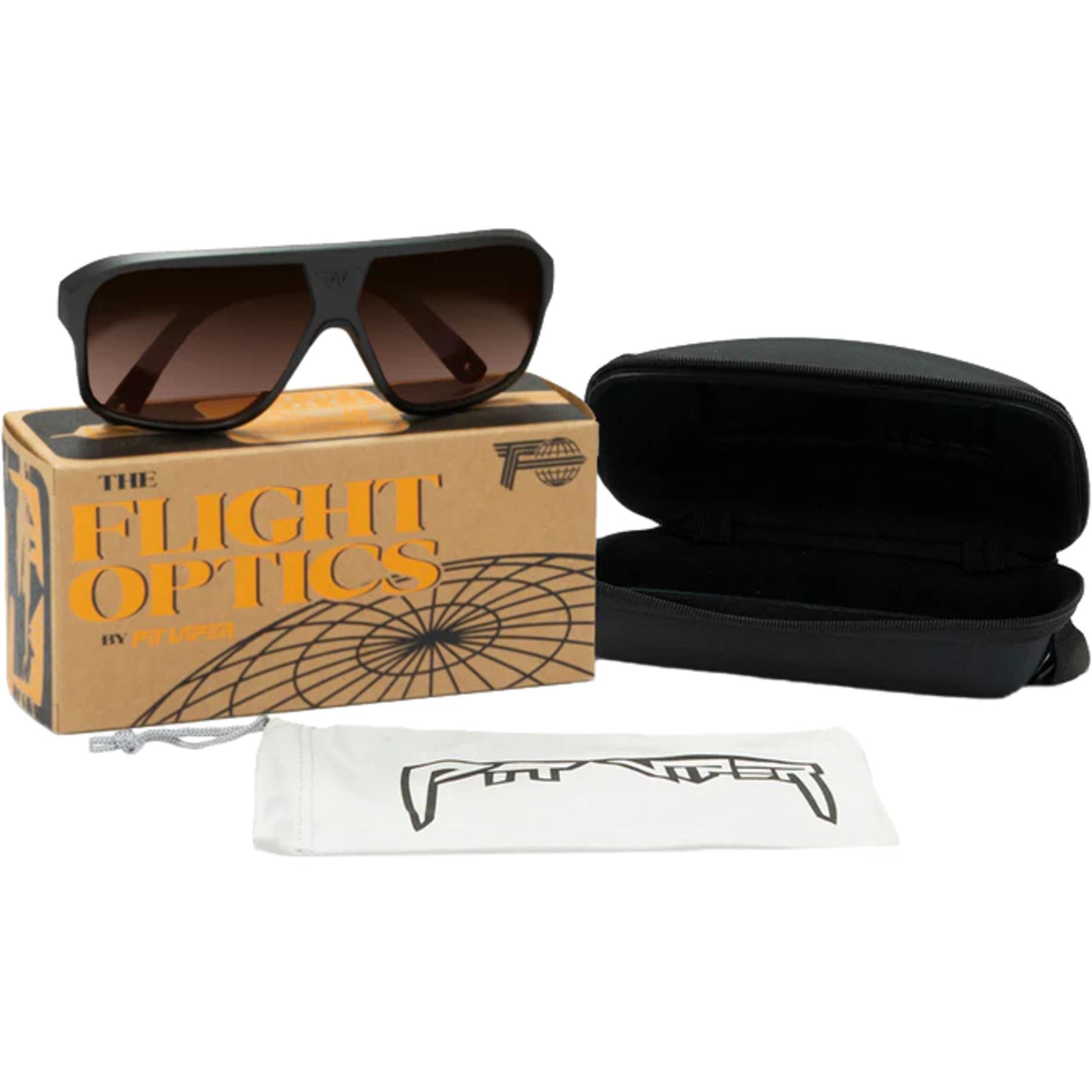 Thumbnail - Pit Viper, Herren, Sportbrille, The Exec Flight Optics (Black, Brown), Braun, Schwarz