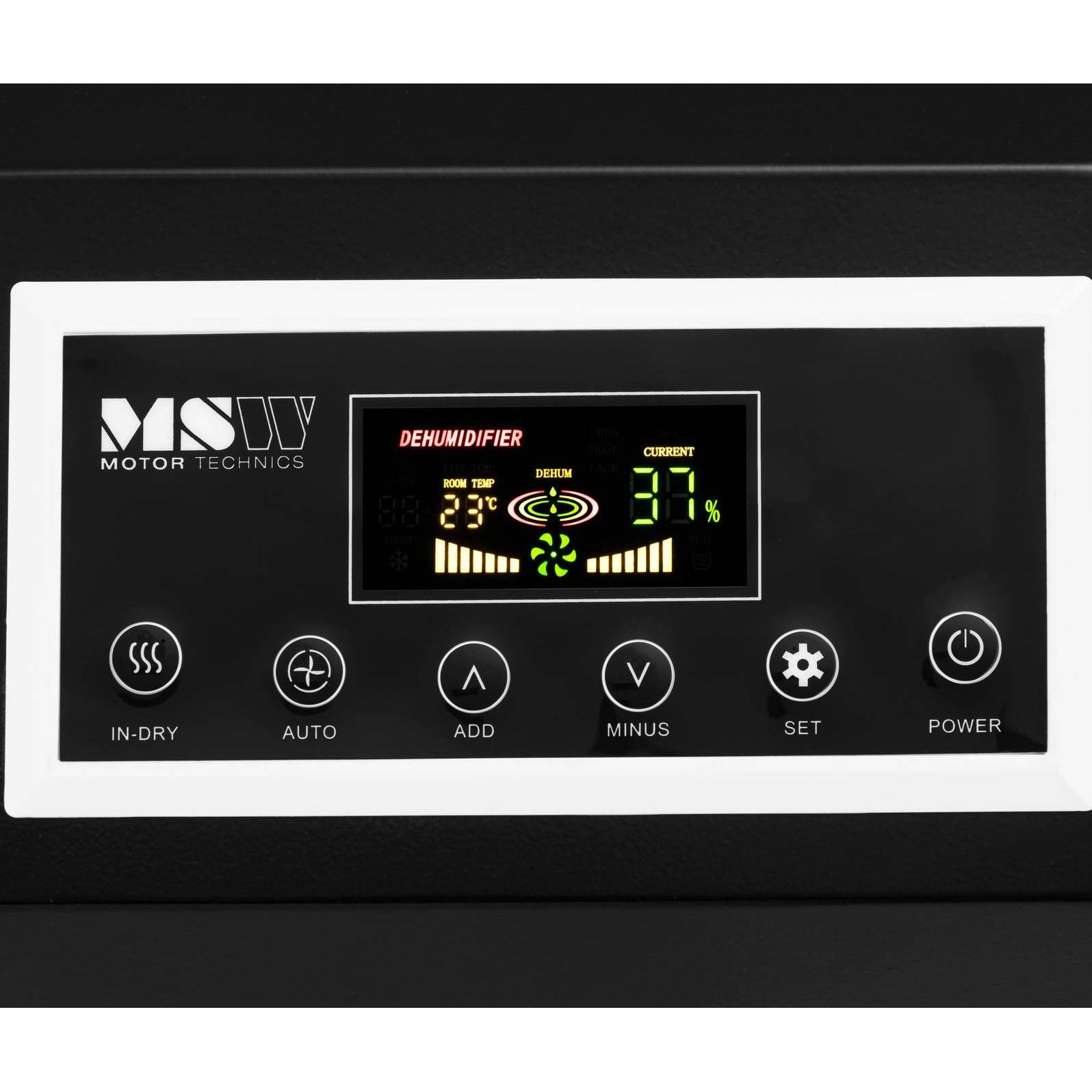 Thumbnail - MSW Bautrockner Luftentfeuchter Raumtrockner Raumentfeuchter 100 m ² 138 L / 24 h, Luftentfeuchter, Weiss