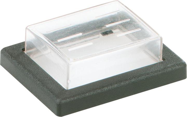 Bachmann PVC-Kappen+Rahmen sw 924.118 Serie 22 2pol klar/schwarz