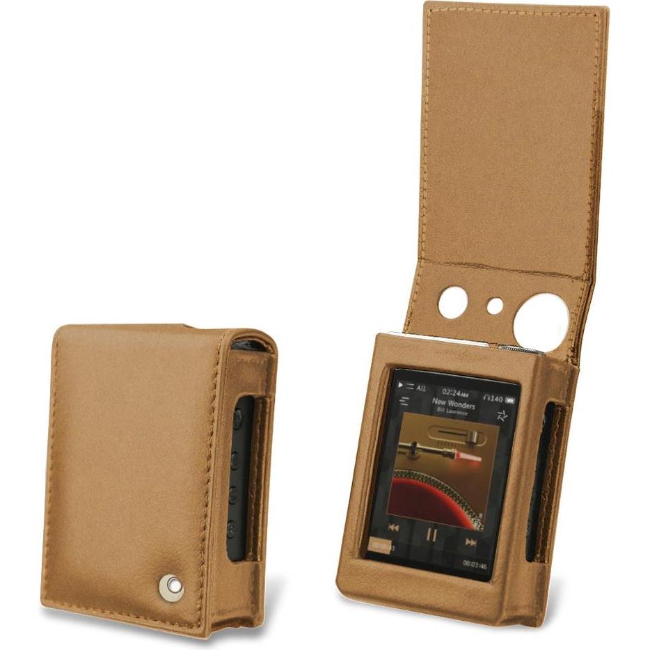 Noreve Lederschutzhülle vertikal, MP3 Tasche + Hülle, Beige