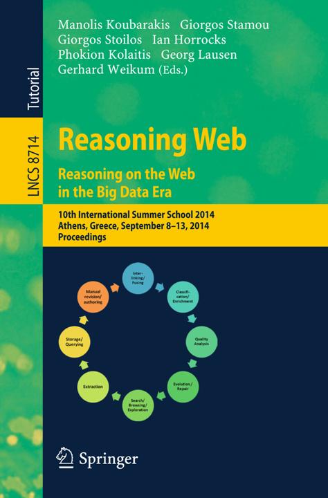 Reasoning Web. Reasoning and the Web in the Big Data Era (Englisch, 2014)