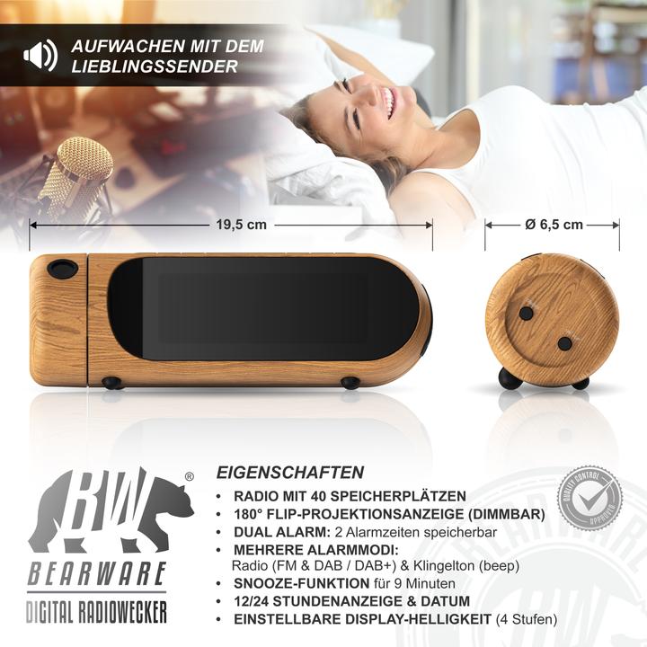 Produktbild Bearware Projektionswecker
