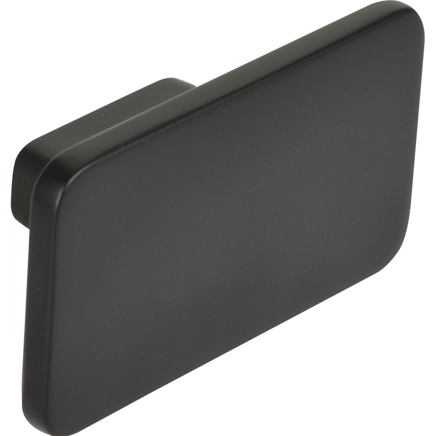 Siro, Möbelgriff, Möbelknopf Biris Breite 58 mm, Zinkdruckguss schwarz matt
