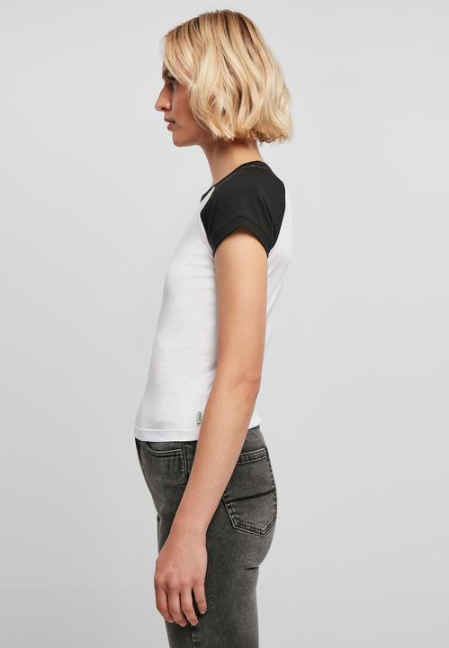 Produktbild Urban Classics Ladies Organic Stretch Short Retro Baseball Tee (4XL)