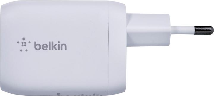 Actual product image Belkin Dual USB-C GaN Ladegerät mit Power Deliver und PPS Technologie inkl. 2 Meter USB-C Kabel (65 W)